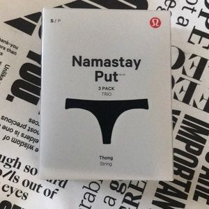 Namastay Put Thong 3 Pack NWT Unopened!!